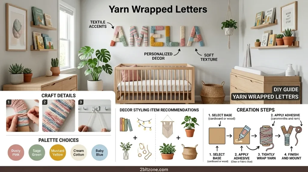 Yarn Wrapped Letter
