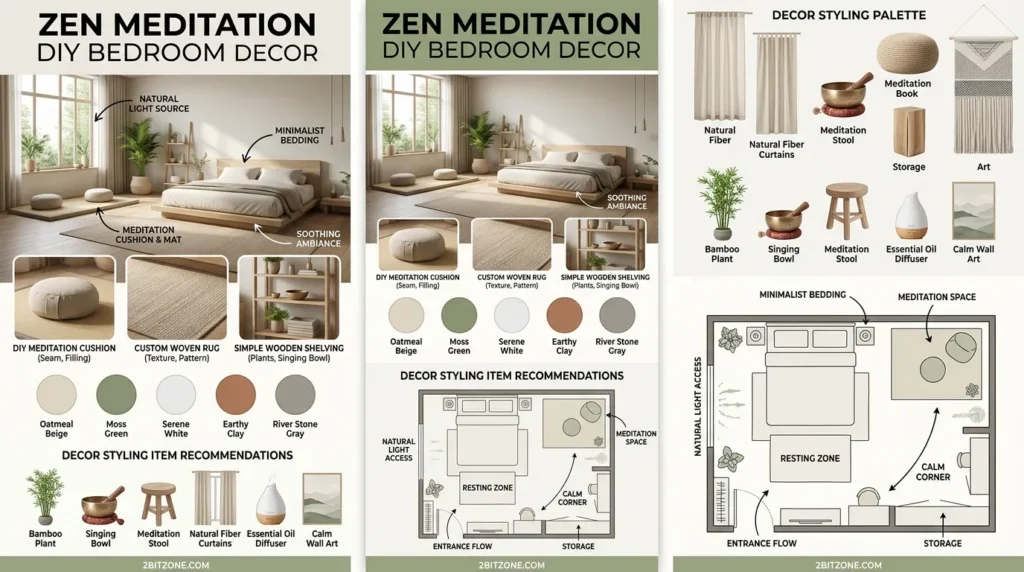 Zen Meditation Diy Bedroom Decor