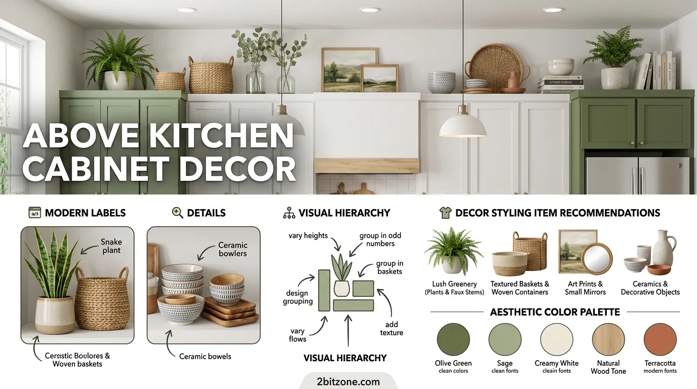 Above Kitchen Cabinet Decor