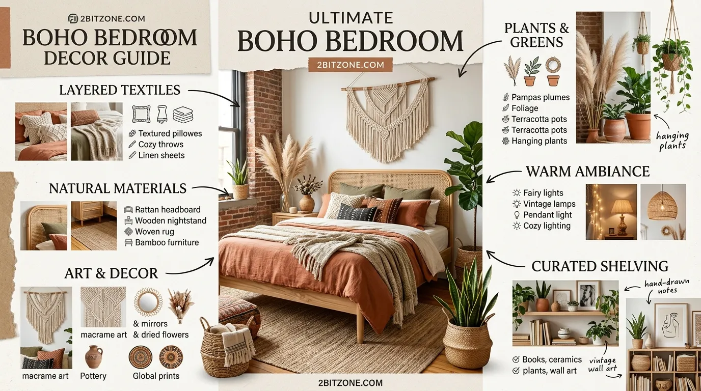 Boho Bedroom Decor