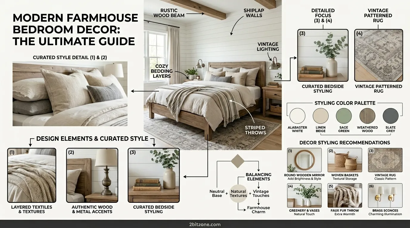 Farmhouse Bedroom Decor