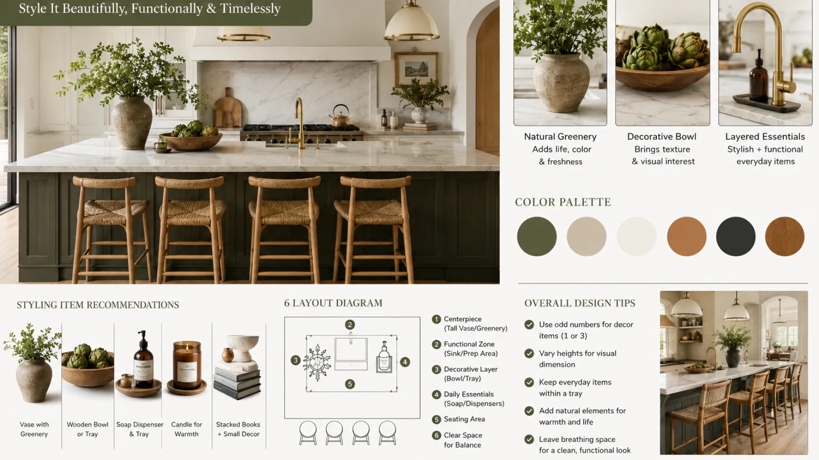 Kitchen Island Decor