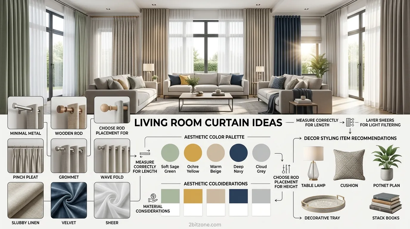 Living Room Curtain Ideas