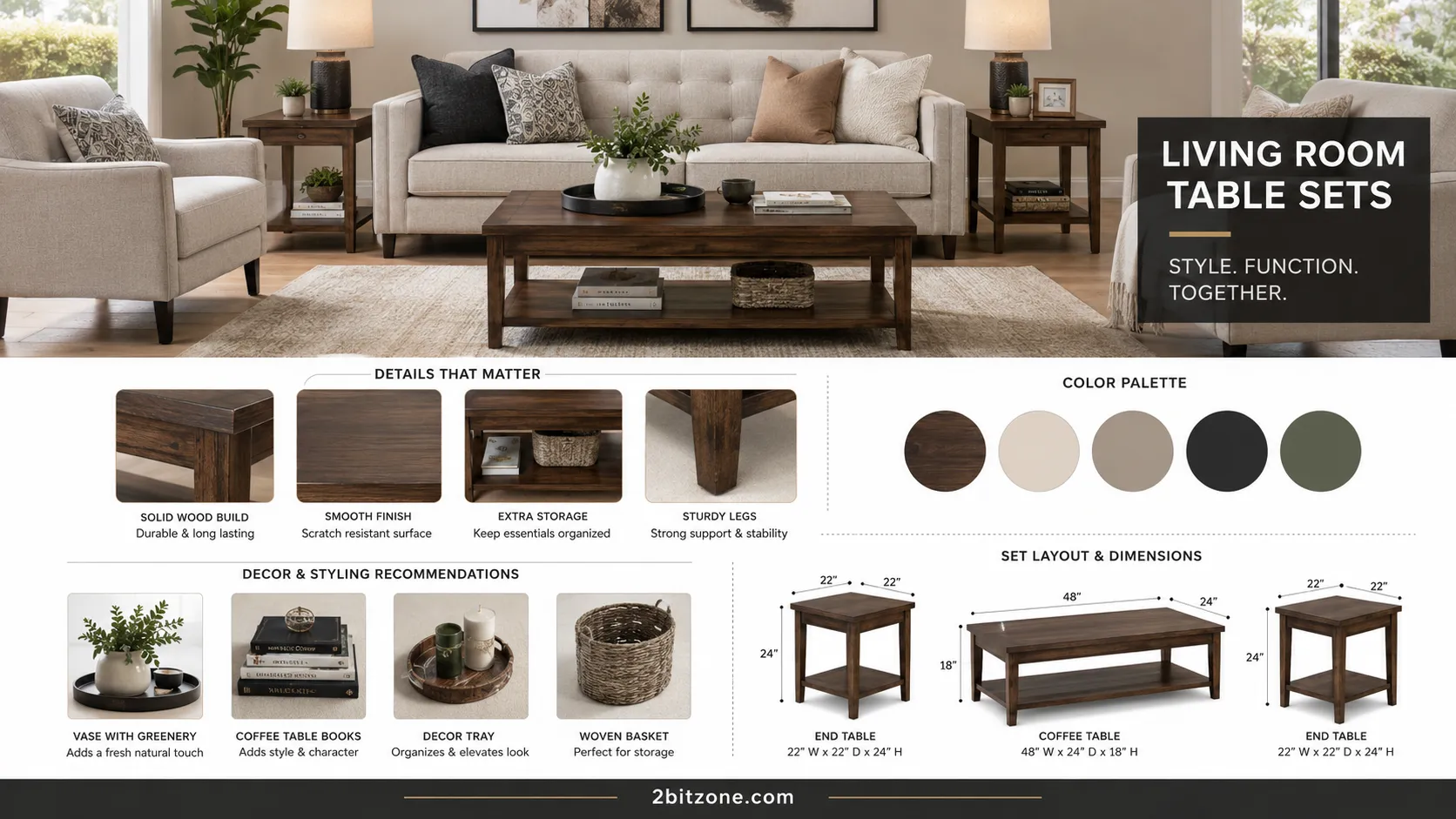 Living Room Table Sets