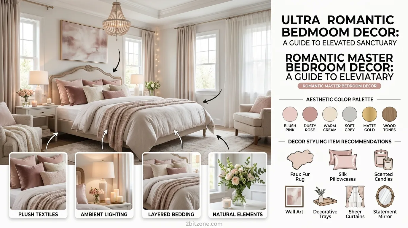 Romantic Master Bedroom Decor